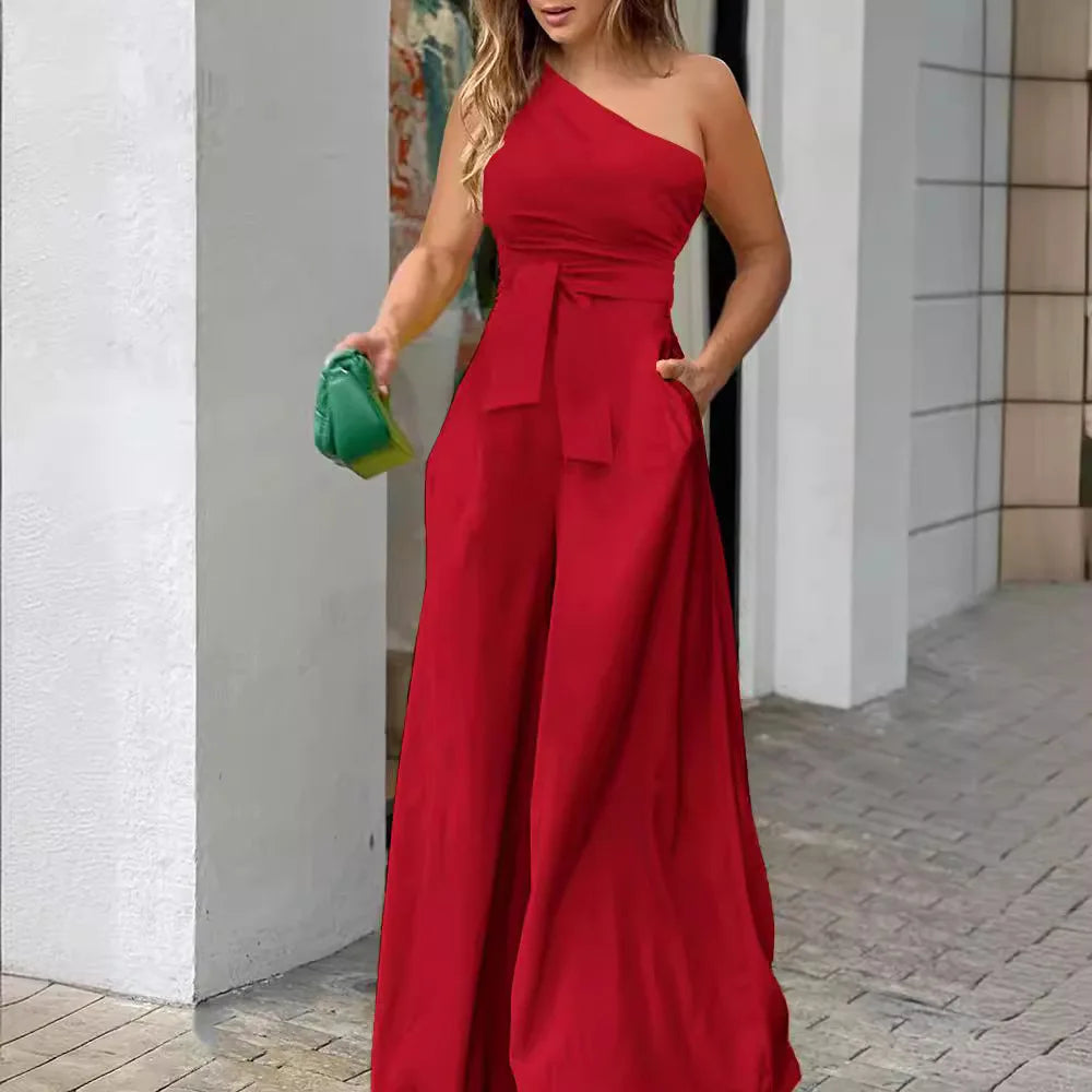 Off Shoulder Jumpsuit