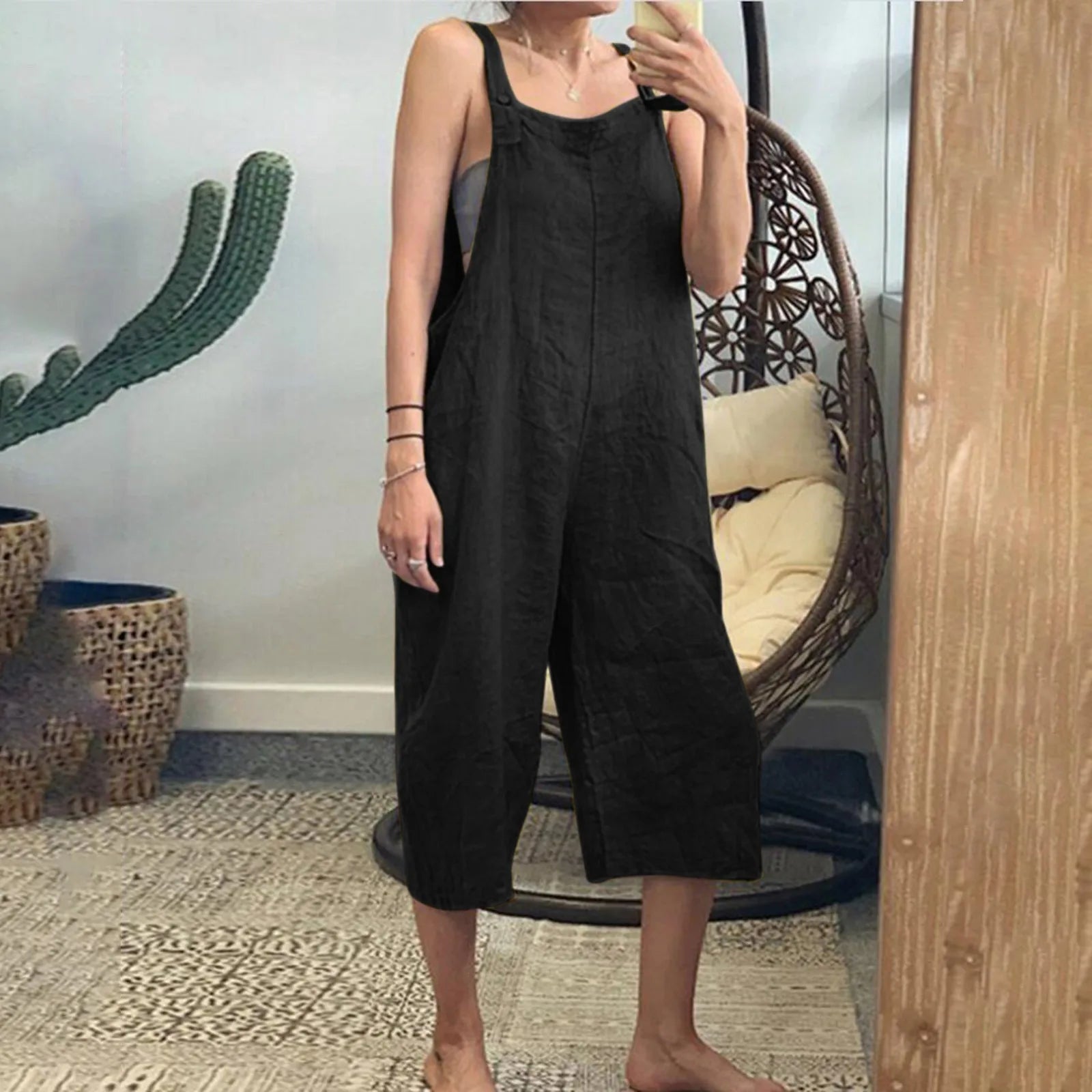 Cotton Linen Jumpsuit