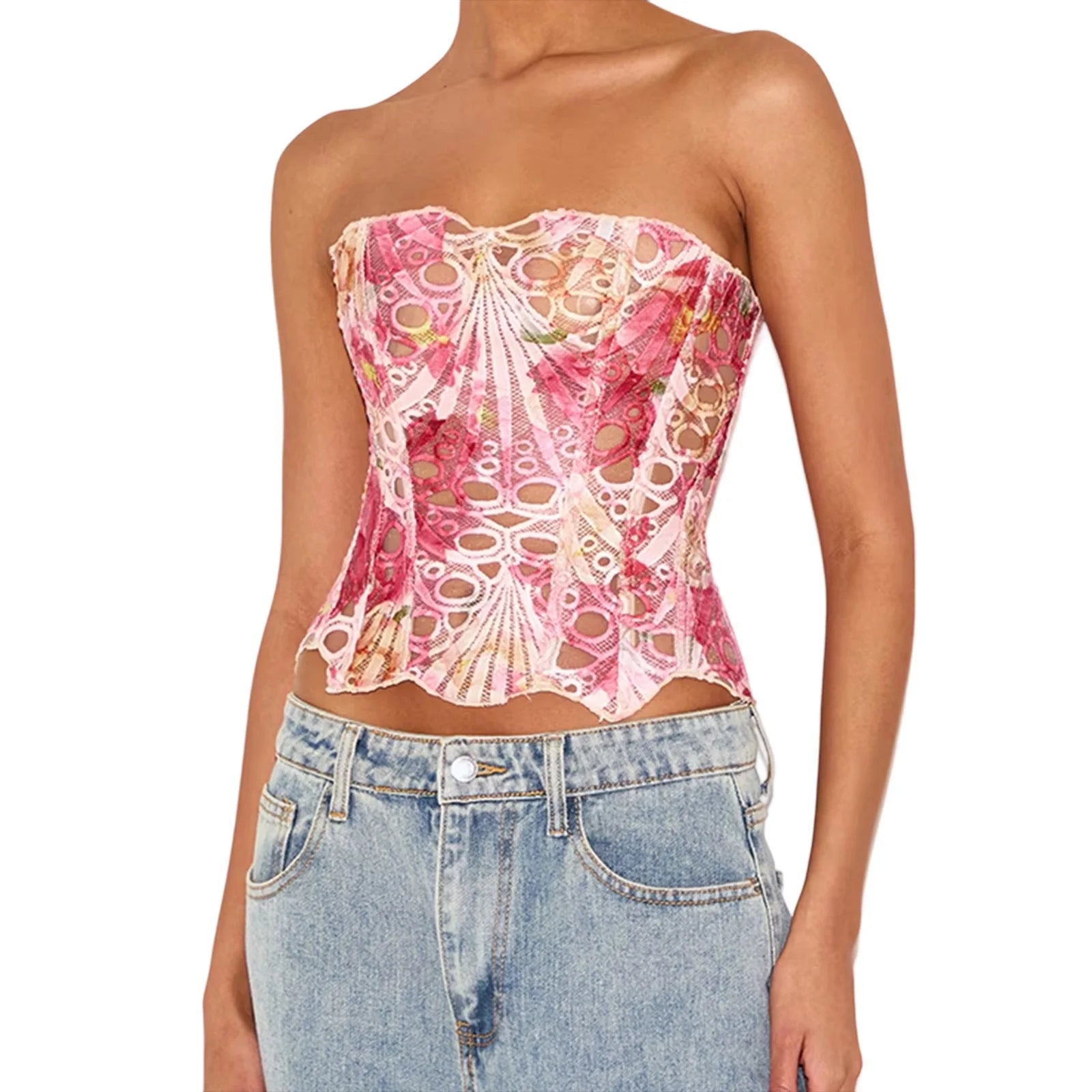 Backless Bandeau Top