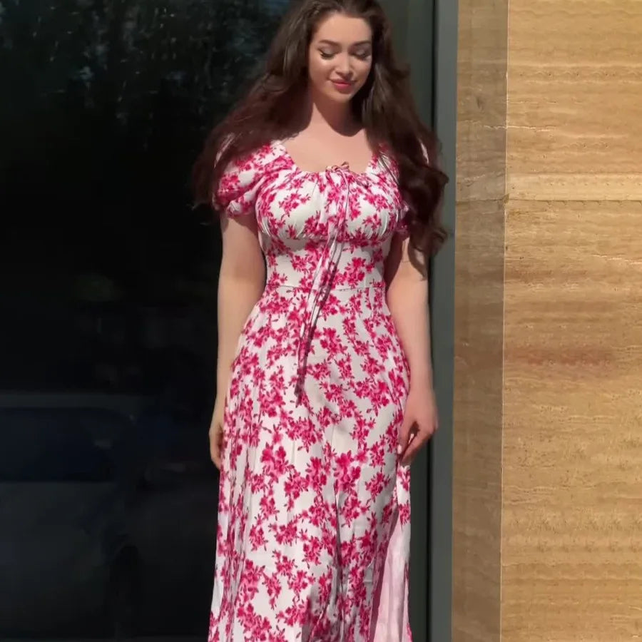 Printed Summer Maxi Dress
