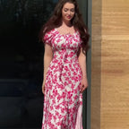 Printed Summer Maxi Dress