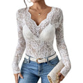 Lace V Neck Blouse