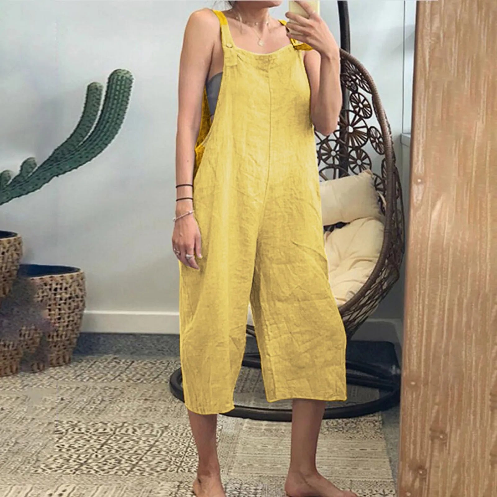 Cotton Linen Jumpsuit