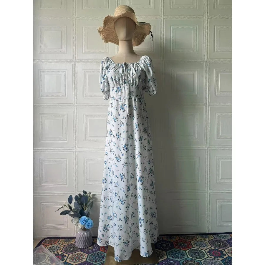 Printed Summer Maxi Dress