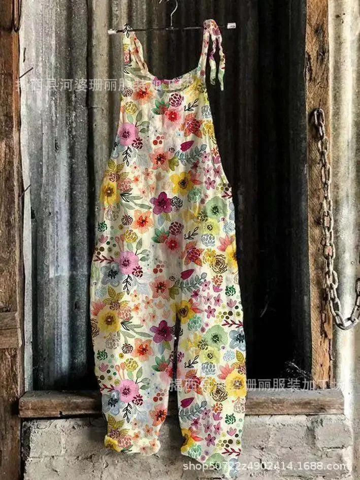Vintage Wide Leg Jumpsuit