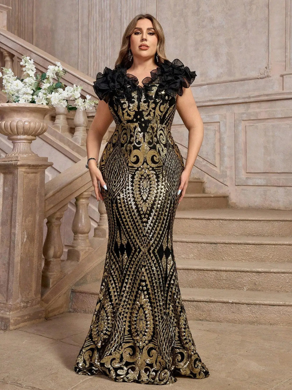Sequined Mermaid Dress