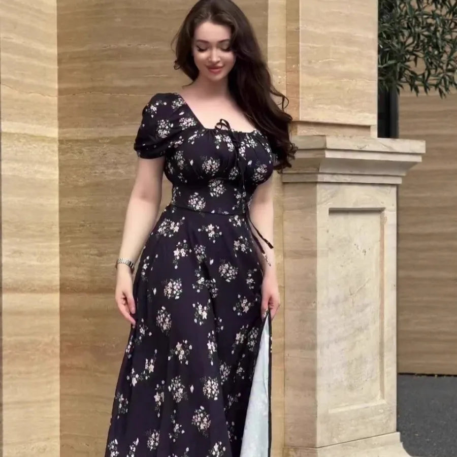 Printed Summer Maxi Dress