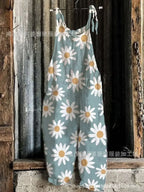 Vintage Wide Leg Jumpsuit