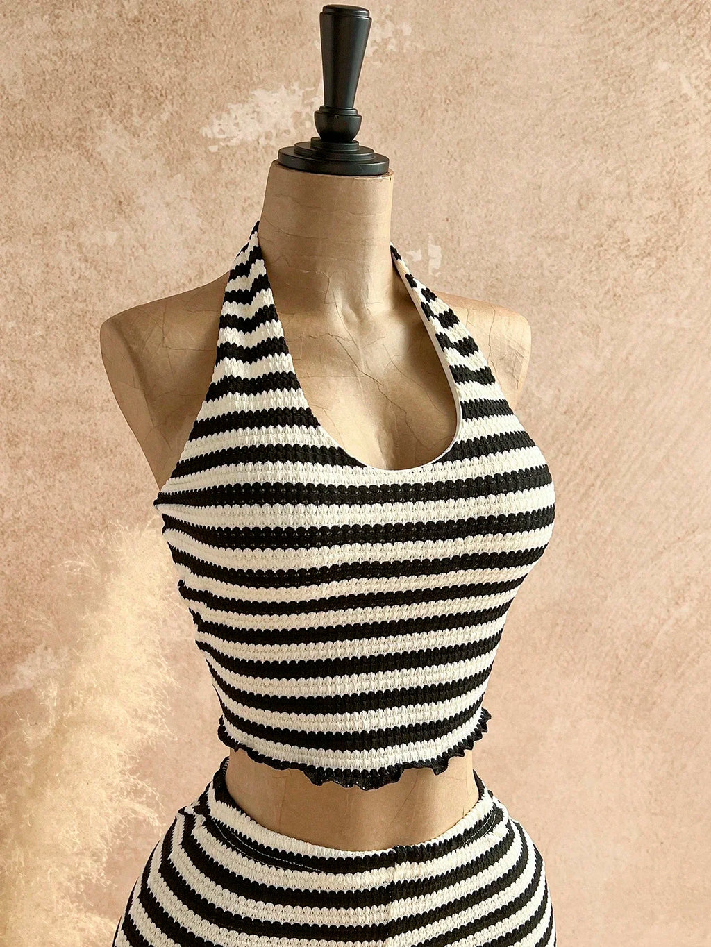 Striped Halter Set