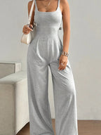 Backless Halter Jumpsuit