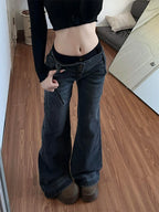 Low Waist Flare Jeans