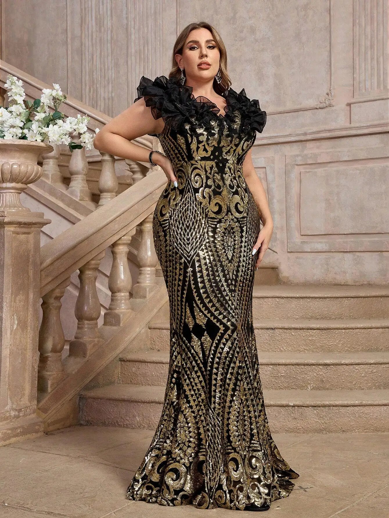 Sequined Mermaid Dress