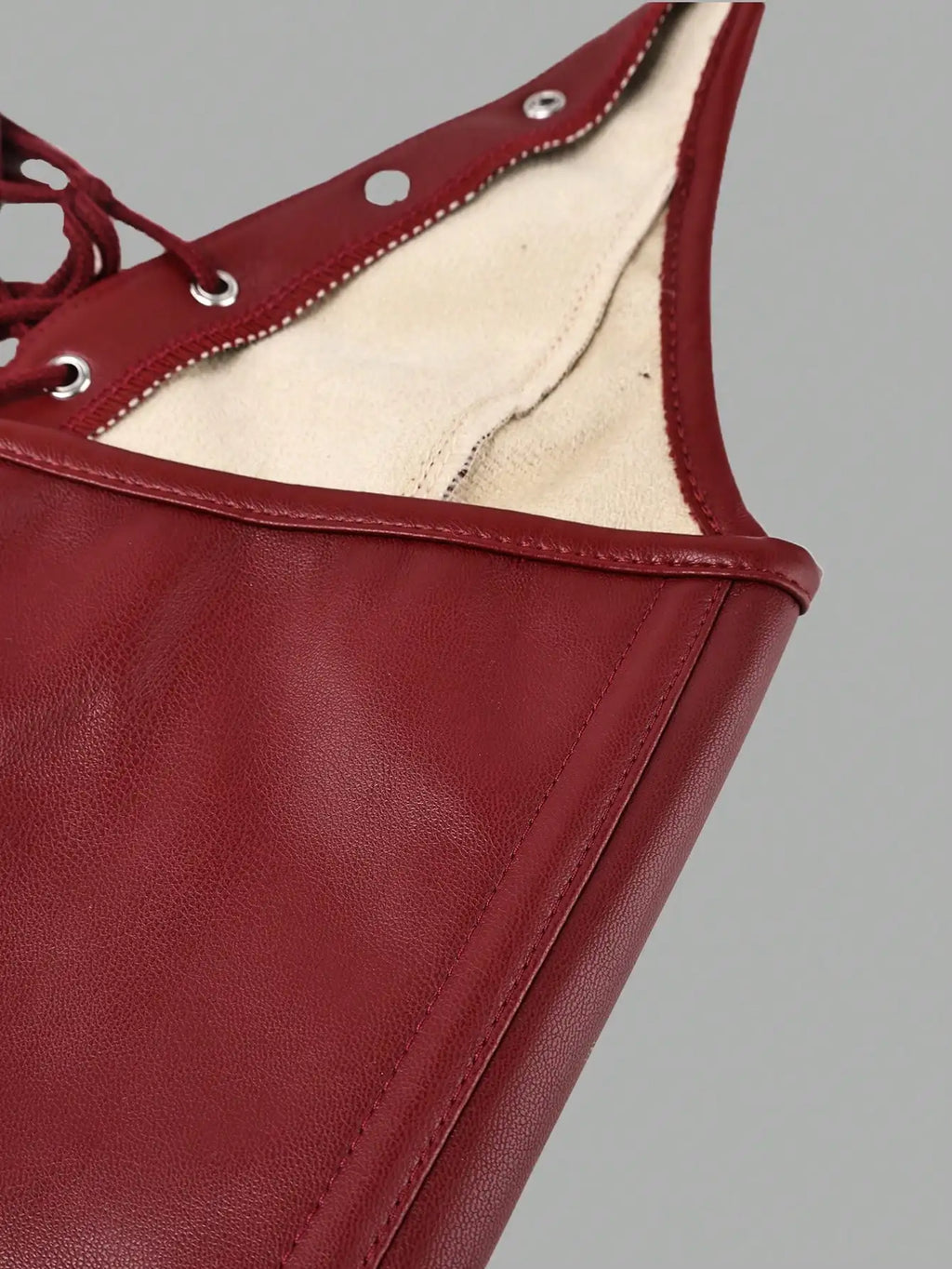 PU Leather Halter Top