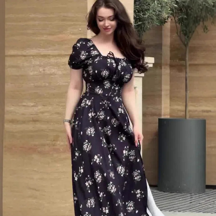 Printed Summer Maxi Dress