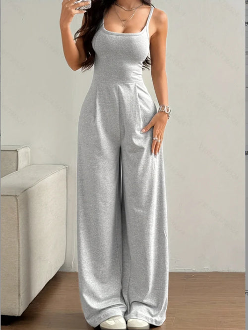 Backless Halter Jumpsuit