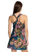 Twist Back Midi Dress