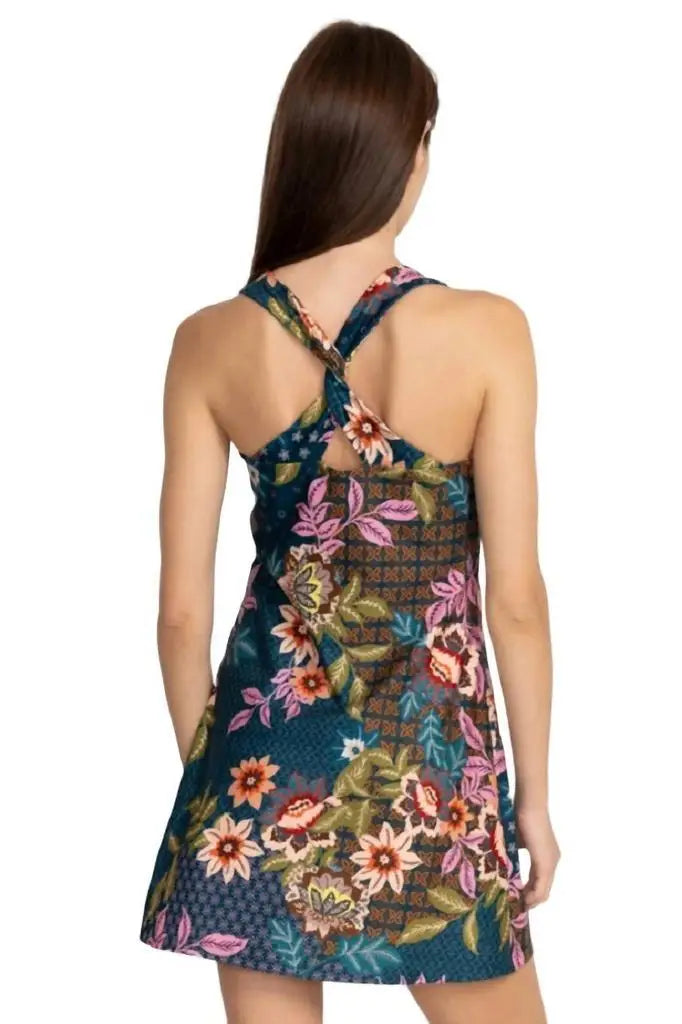 Twist Back Midi Dress