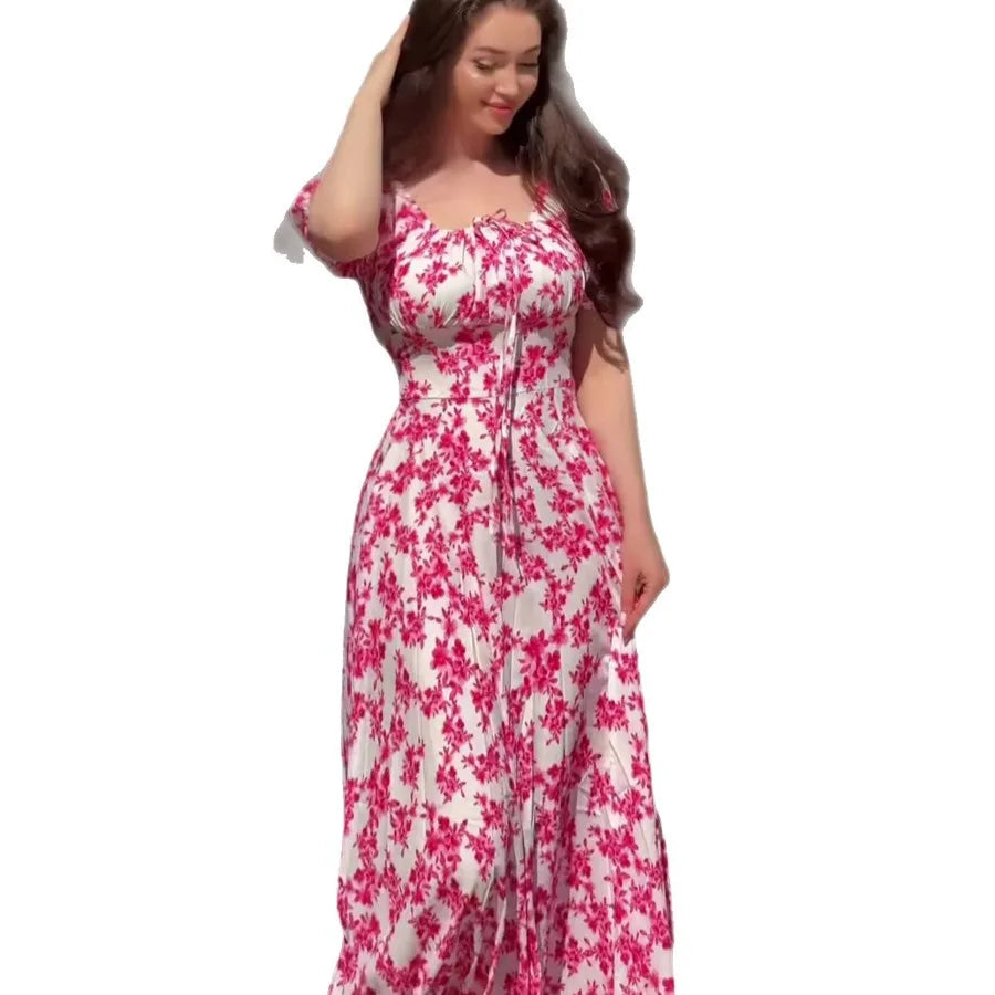 Printed Summer Maxi Dress