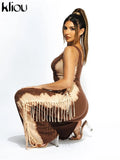 Tassel Panel Jumpsuit