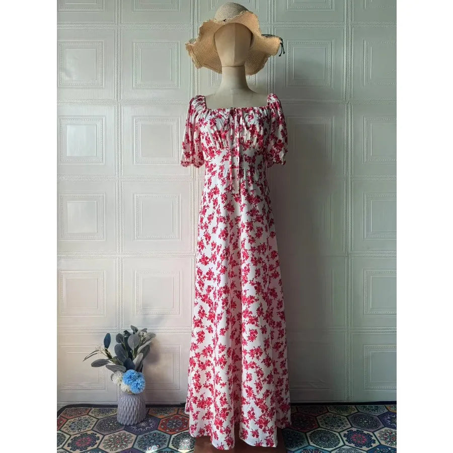 Printed Summer Maxi Dress