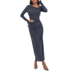 Hollow Slit Party Dress
