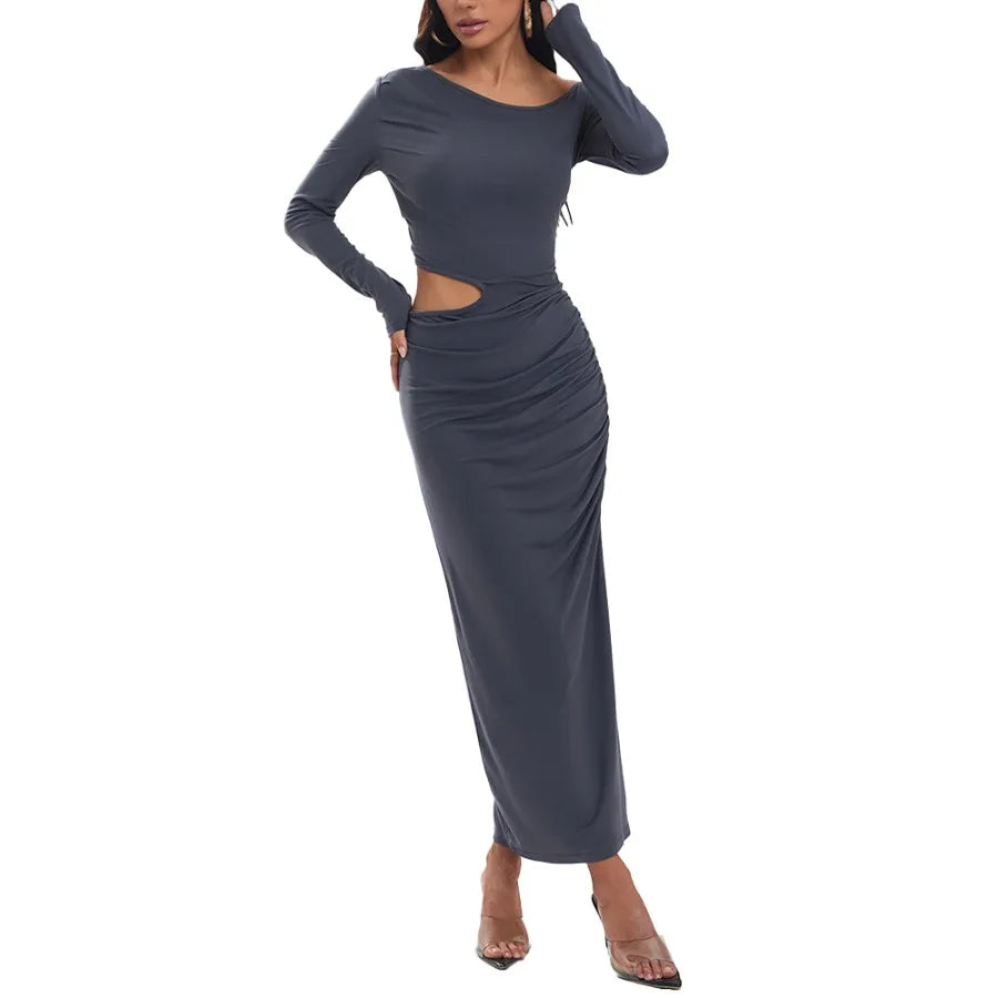 Hollow Slit Party Dress